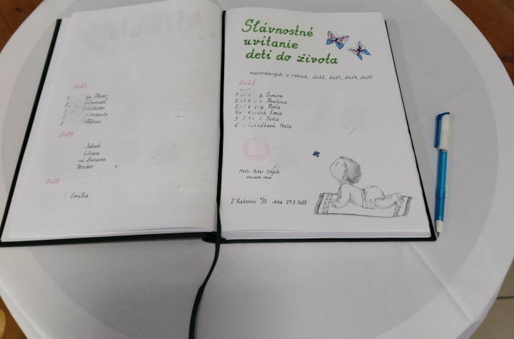 Uvítanie detí 2025